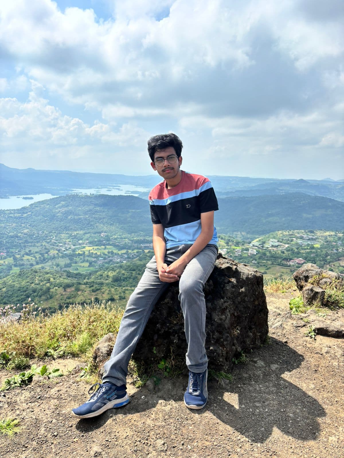 Jayant Potdar on scenic mountain outlook