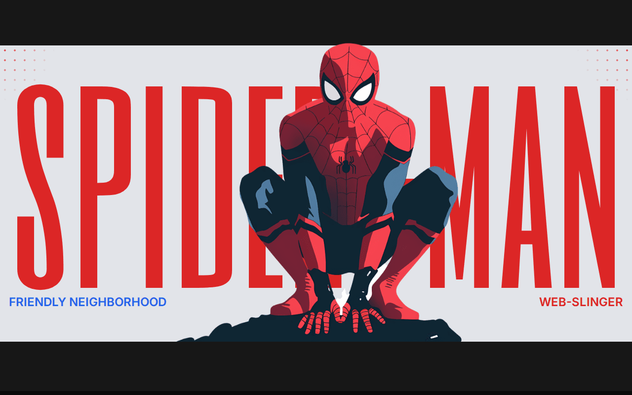 Overlapping Text Hero