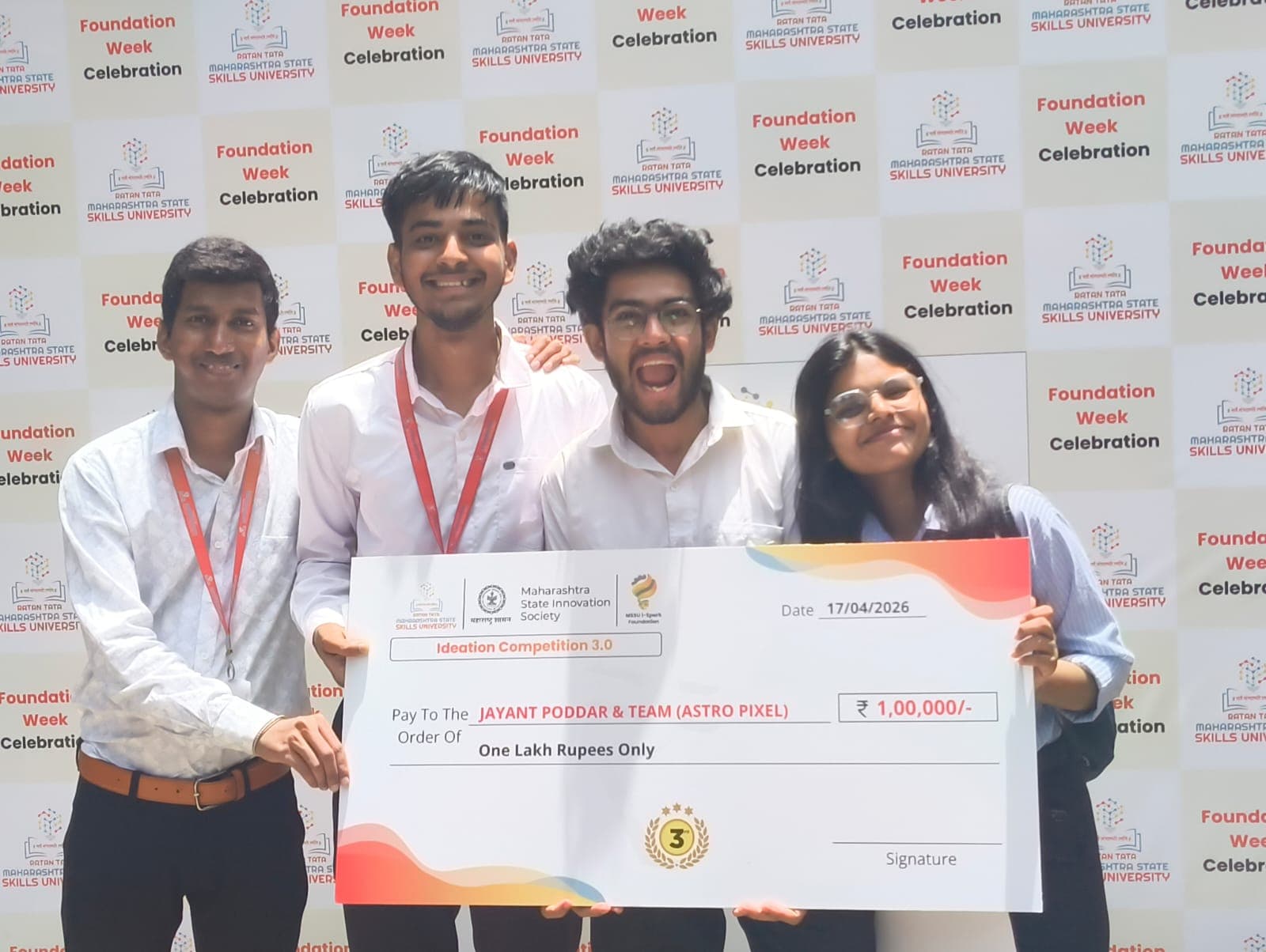 AstroPixel Ideation 3.0 award